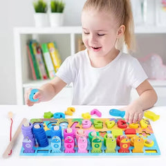 6in1 Magnetic Fishing & Sorting Toy