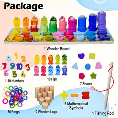 6in1 Magnetic Fishing & Sorting Toy