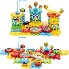 Anti-Dou Paradise – 100 Pcs Electric Gear Building Blocks