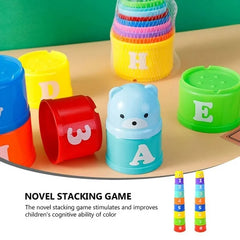 Baby Educational Stacking Cups with Number Letter