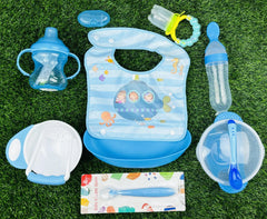 ৮ পণ্যের BPA ফ্রি বেবি ফিডিং কম্বো - মাম পট ফ্রী