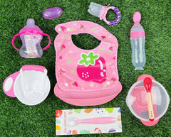 ৮ পণ্যের BPA ফ্রি বেবি ফিডিং কম্বো - মাম পট ফ্রী