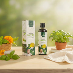 Ruhanu Herbal Baby Oil (ডেলিভারী চার্জ ফ্রী)