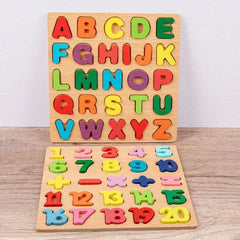 Digital Wooden Puzzle Number & Letter